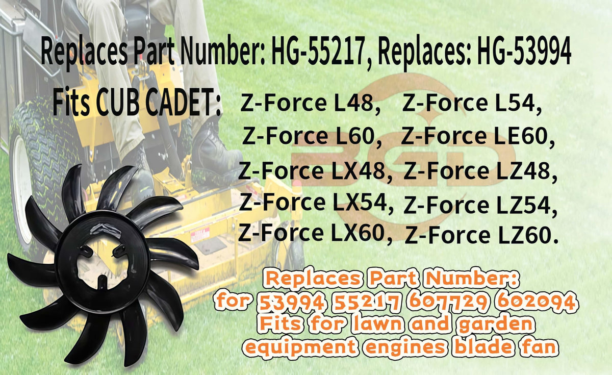 BGD 55217 durable materials for lawn care environments.