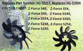 BGD 55217 packaging includes one ten-blade flywheel fan.