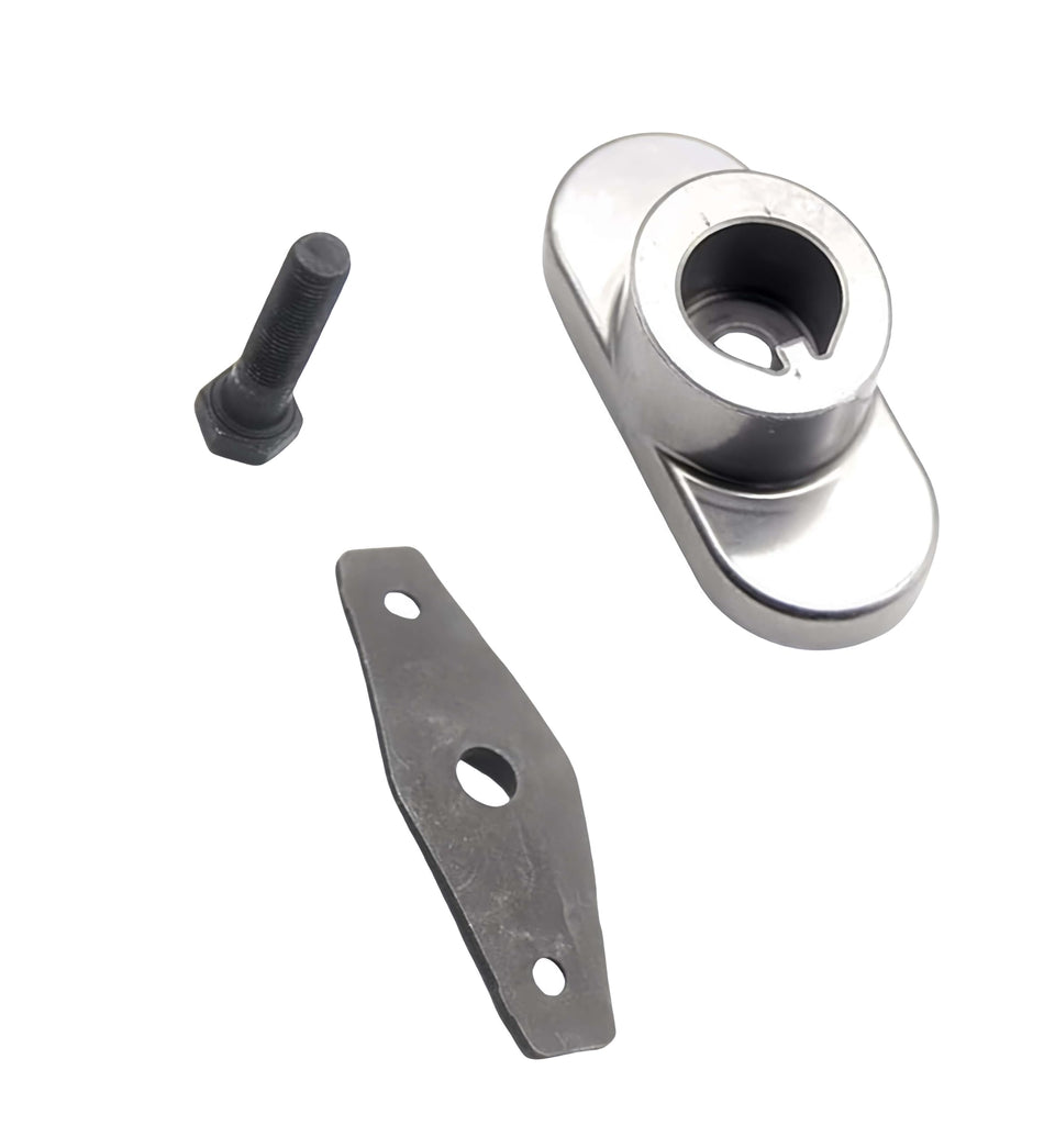 BGD mower blade adapter with 25mm center hole for secure blade mounting.