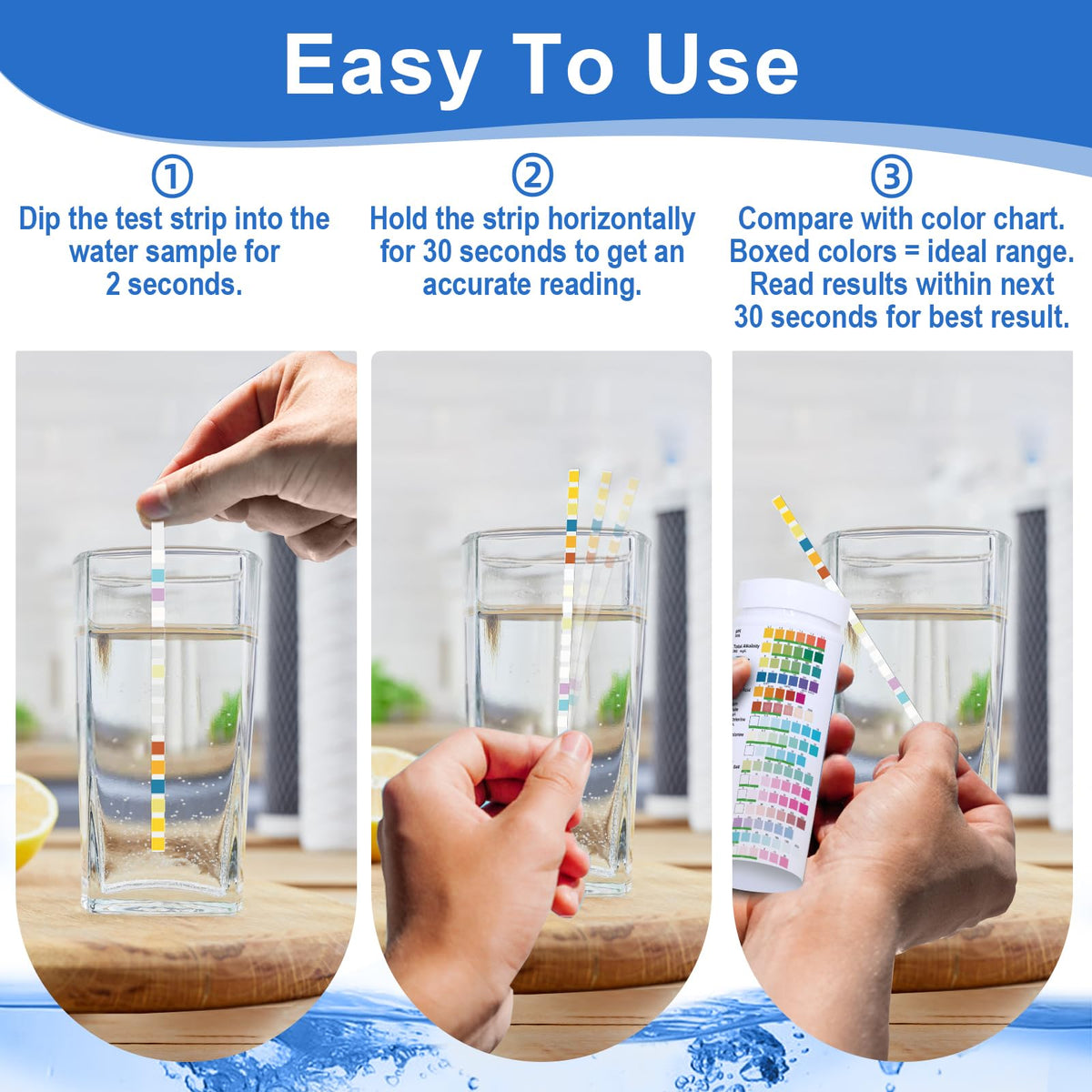 Bgieaug drinking water testing kit for comprehensive household checks.