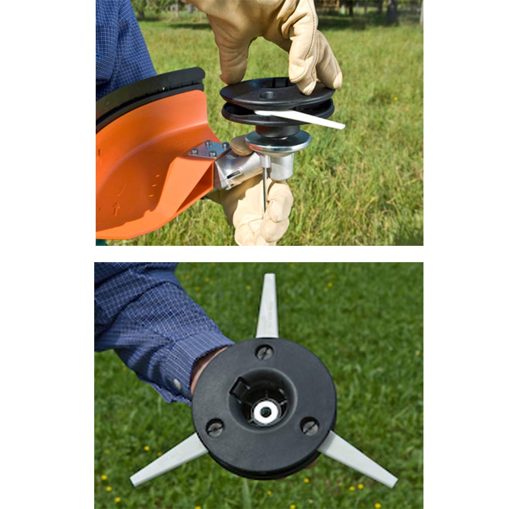 BGTOOL left-handed M10x1 thread trimmer head ready for quick mounting