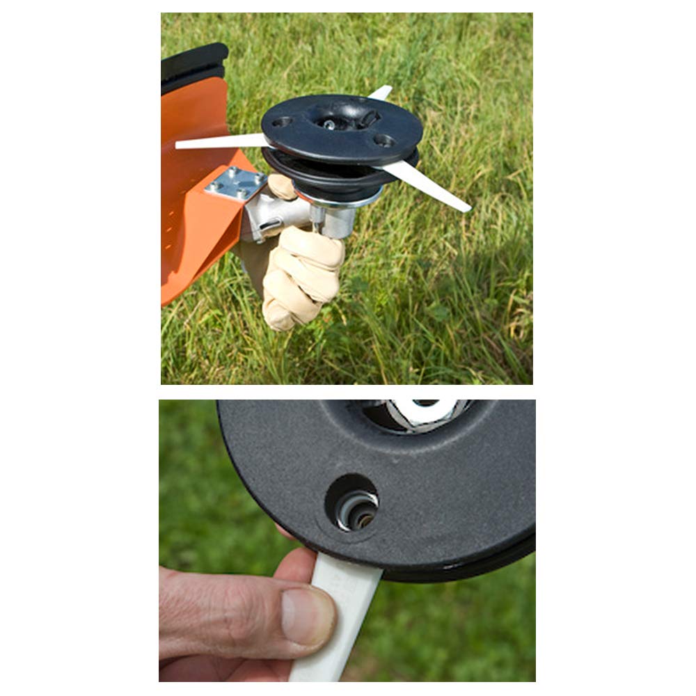 BGTOOL trimmer head supports line sizes 2.0 to 3.2 mm for versatility