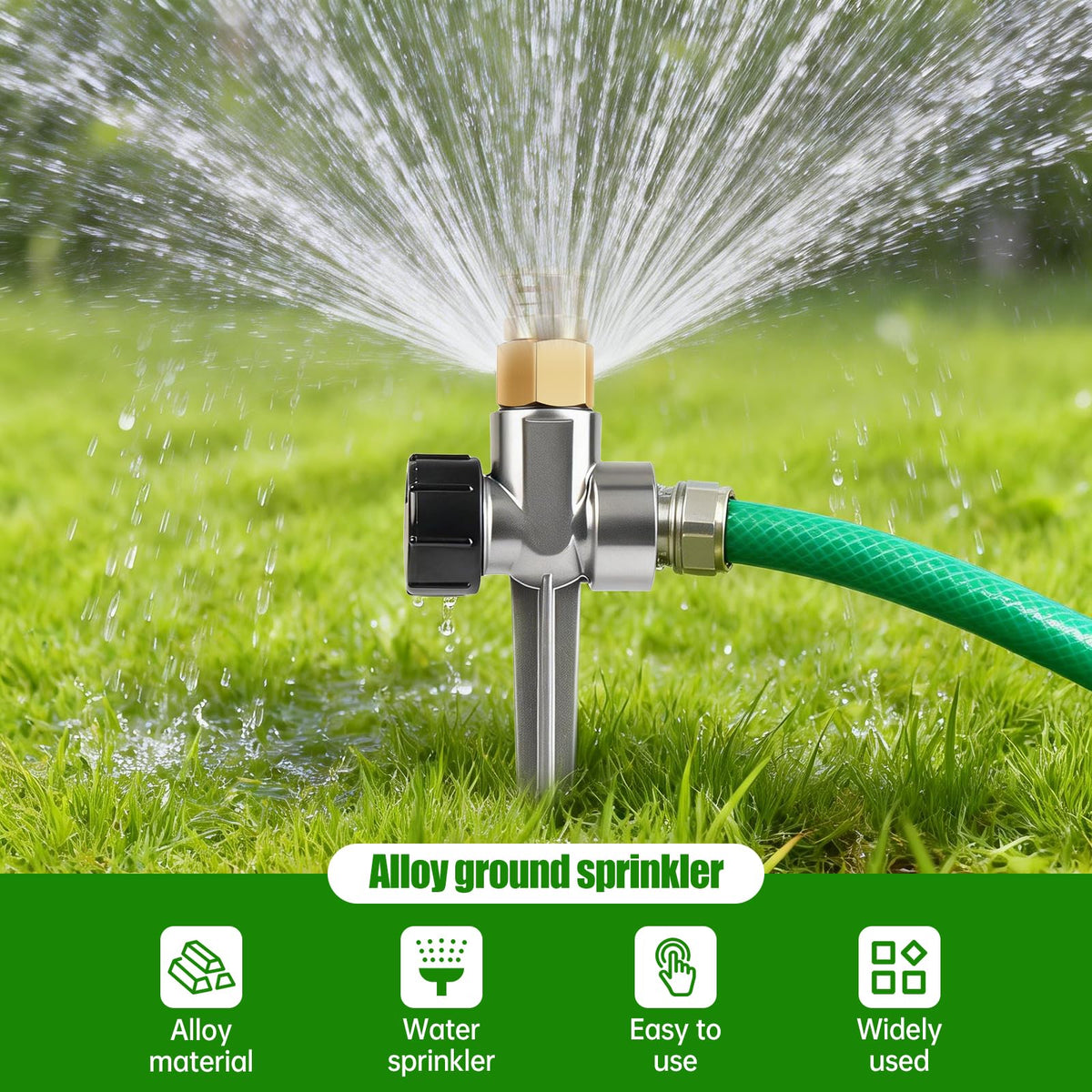 BHVALCON brass 180° nozzle for mid-range coverage across beds