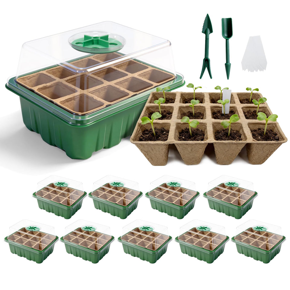 Bhyhok seed starter kit with 120 cells for reliable germination