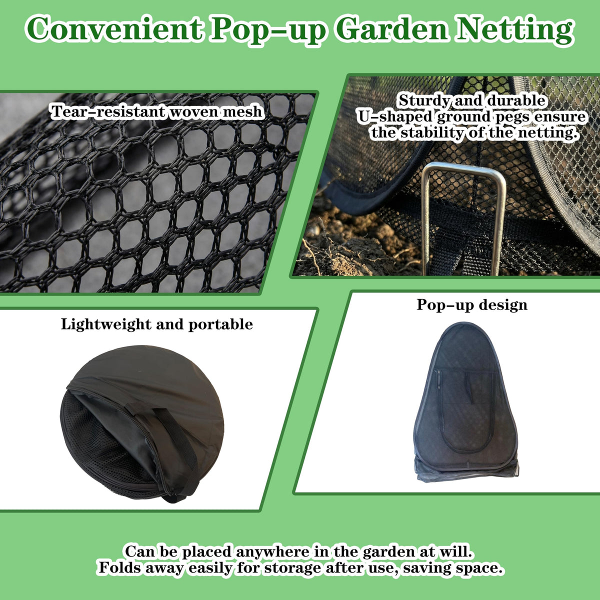 Bhyhok tear-resistant mesh close-up showing breathable protection for plants