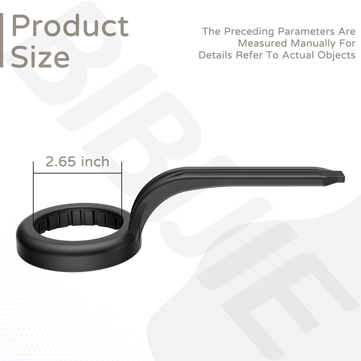 BIBIJIE 70mm wrench compatibility with Rieke and Hedwin caps for 5–6 gal.