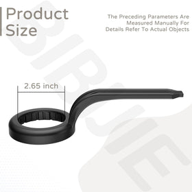 BIBIJIE 70mm wrench compatibility with Rieke and Hedwin caps for 5–6 gal.
