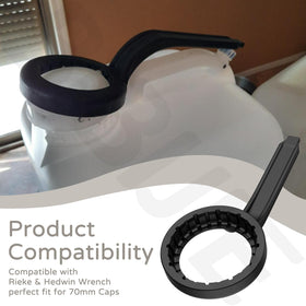 BIBIJIE 70mm wrench ergonomic handle promotes comfortable prolonged use.