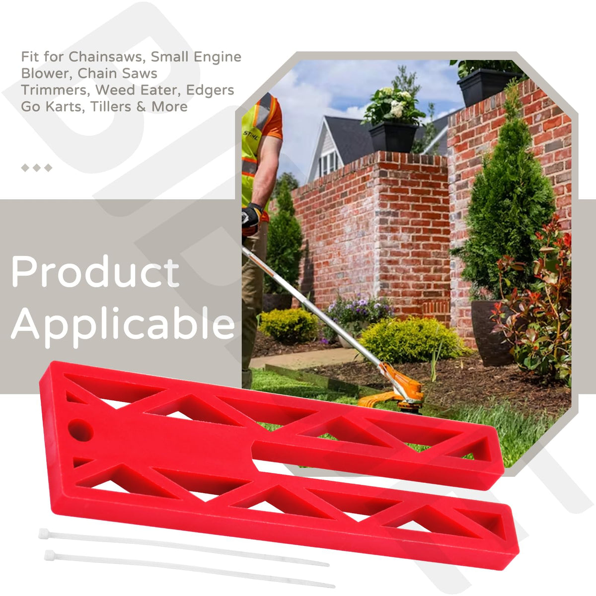 BIBIJIE kit highlights small engine components for chainsaw and blower maintenance.