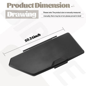 BIBIJIE UC32256 mower cover front view shields your mower from leaves and stones