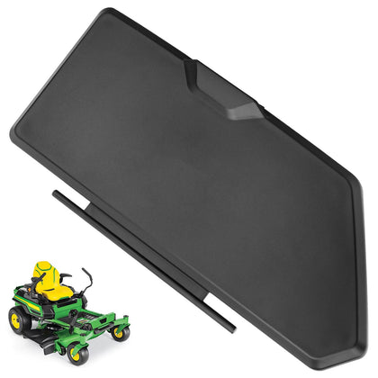 BIBIJIE UC32256 mower cover side view protects John Deere ZTrak from debris and weather