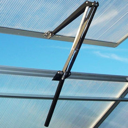 BIBISTORE solar window opener mount demonstrates easy installation and stylish frame.