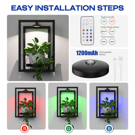 Bibiventa wireless remote control keeps lighting and timing effortless.