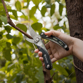 BIBURY ergonomic handle offers a comfortable non-slip grip during pruning