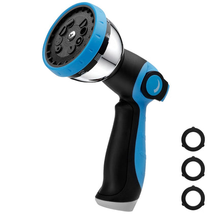 BIBURY garden hose nozzle shows leak-proof durability for steady watering sessions.