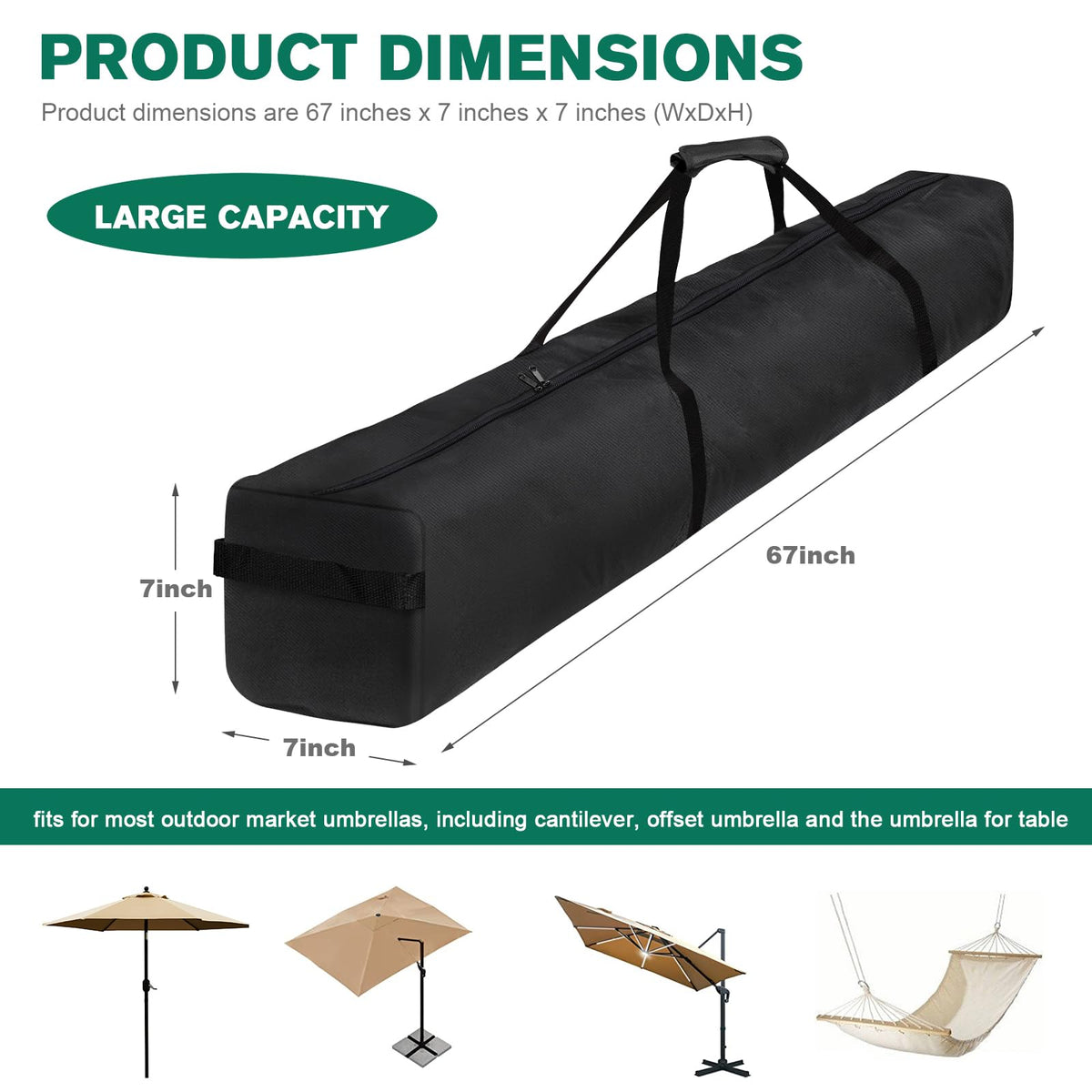 Bicherub 420D weatherproof Oxford fabric, durable and water-resistant for outdoor use.