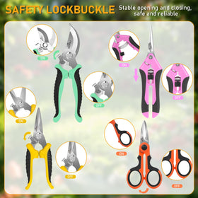 BIDMLI spring-assisted cutting design reduces effort and eases cuts during long gardening sessions.