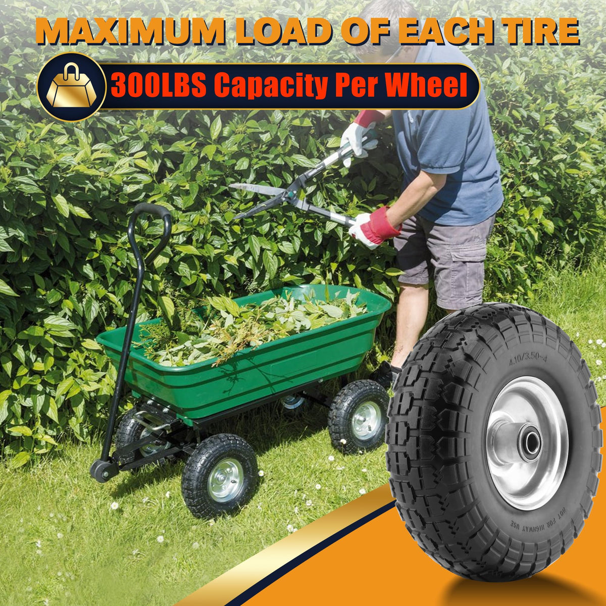 BIEAMA ball-bearing wheels for smooth steering and reduced friction.
