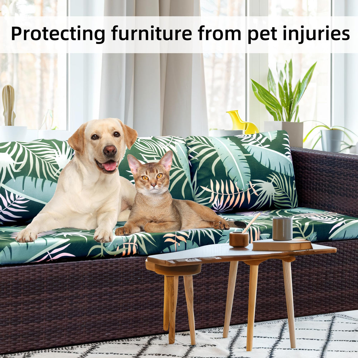 BIETYONE Green Forest patio cover adds seasonal decor.