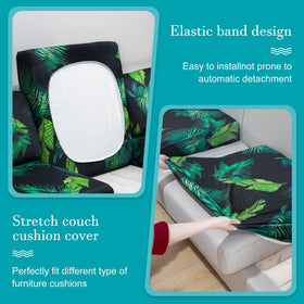 BIETYONE covers on sectional cushions demonstrate seamless stretch-fit.