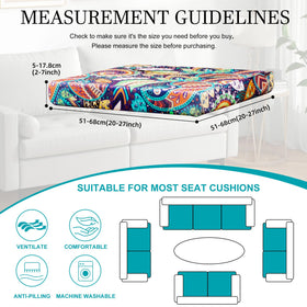 BIETYONE outdoor couch cover machine-washable for easy cleanup after use.