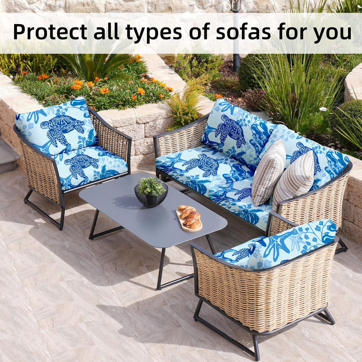 BIETYONE Sea Turtle color-and-pattern options suit various seasonal patio styles.