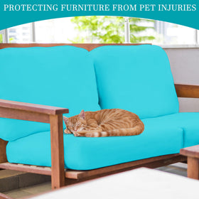 BIETYONE terrace cushion cover replacement shields cushions from sun