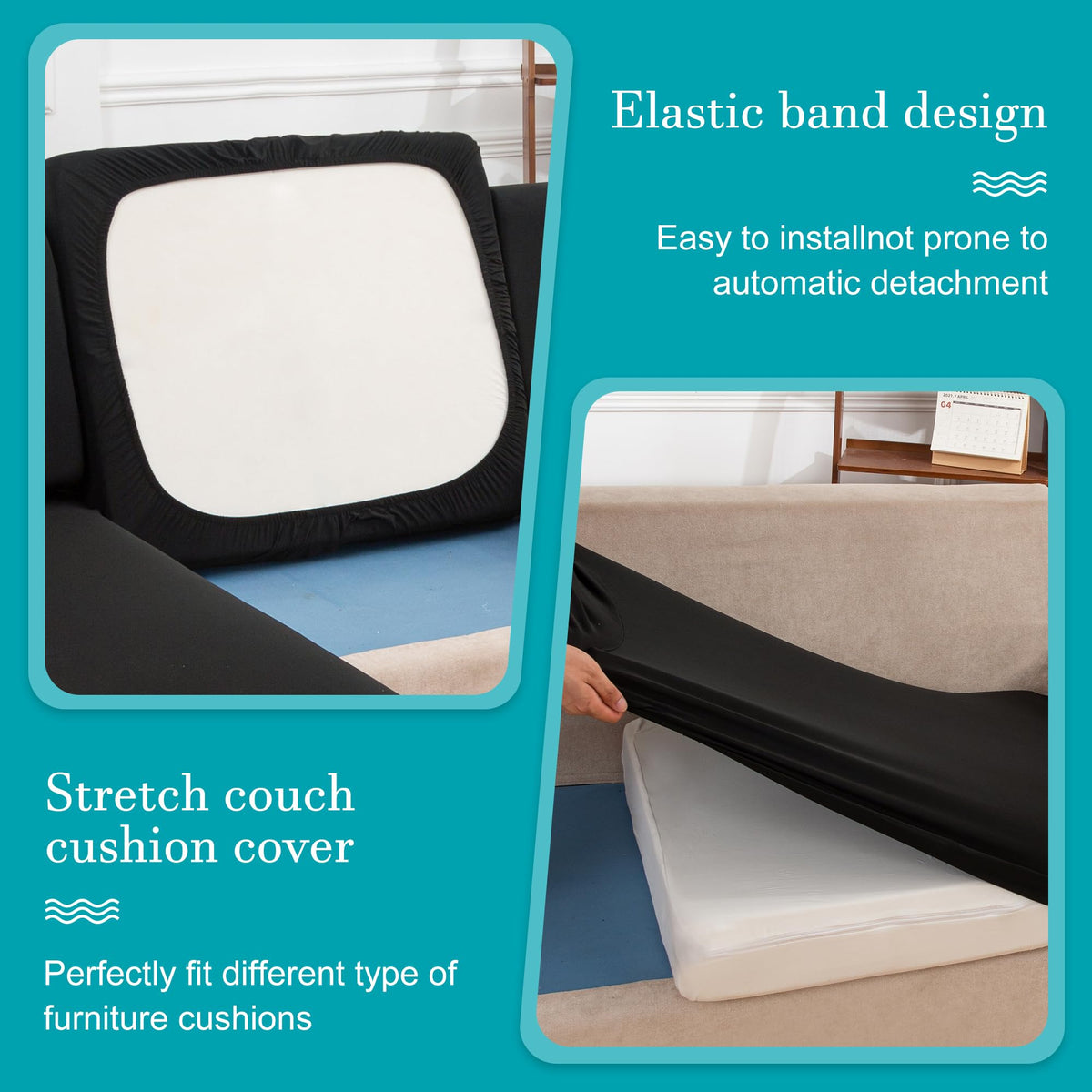BIETYONE washable outdoor cushion covers for easy cleaning.