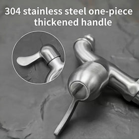 Bifordo brushed nickel finish detail highlights stylish, corrosion-resistant appearance