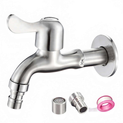 Bifordo outdoor garden bibb spigot on exterior wall for durable outdoor use