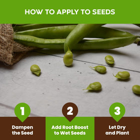 Big Foot Probiotic Root Boost garden application for cuttings and seedlings.