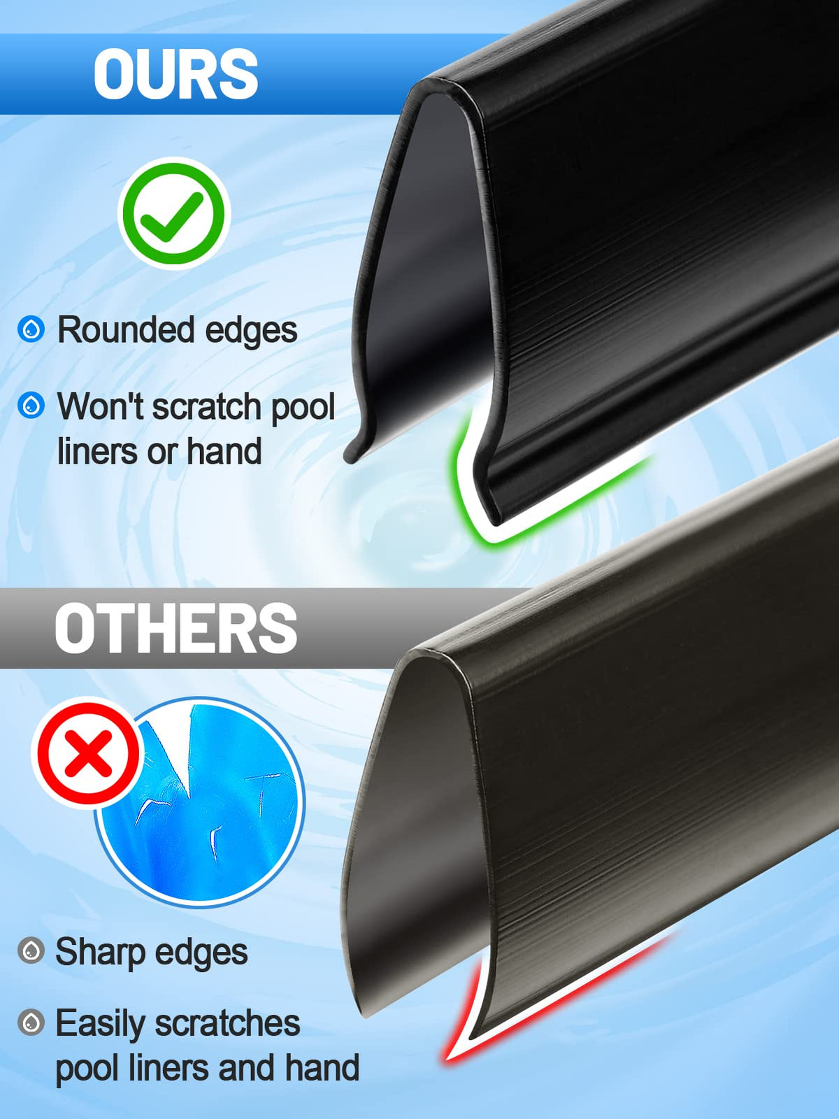 Biggun above-ground pool liner replacement in action.