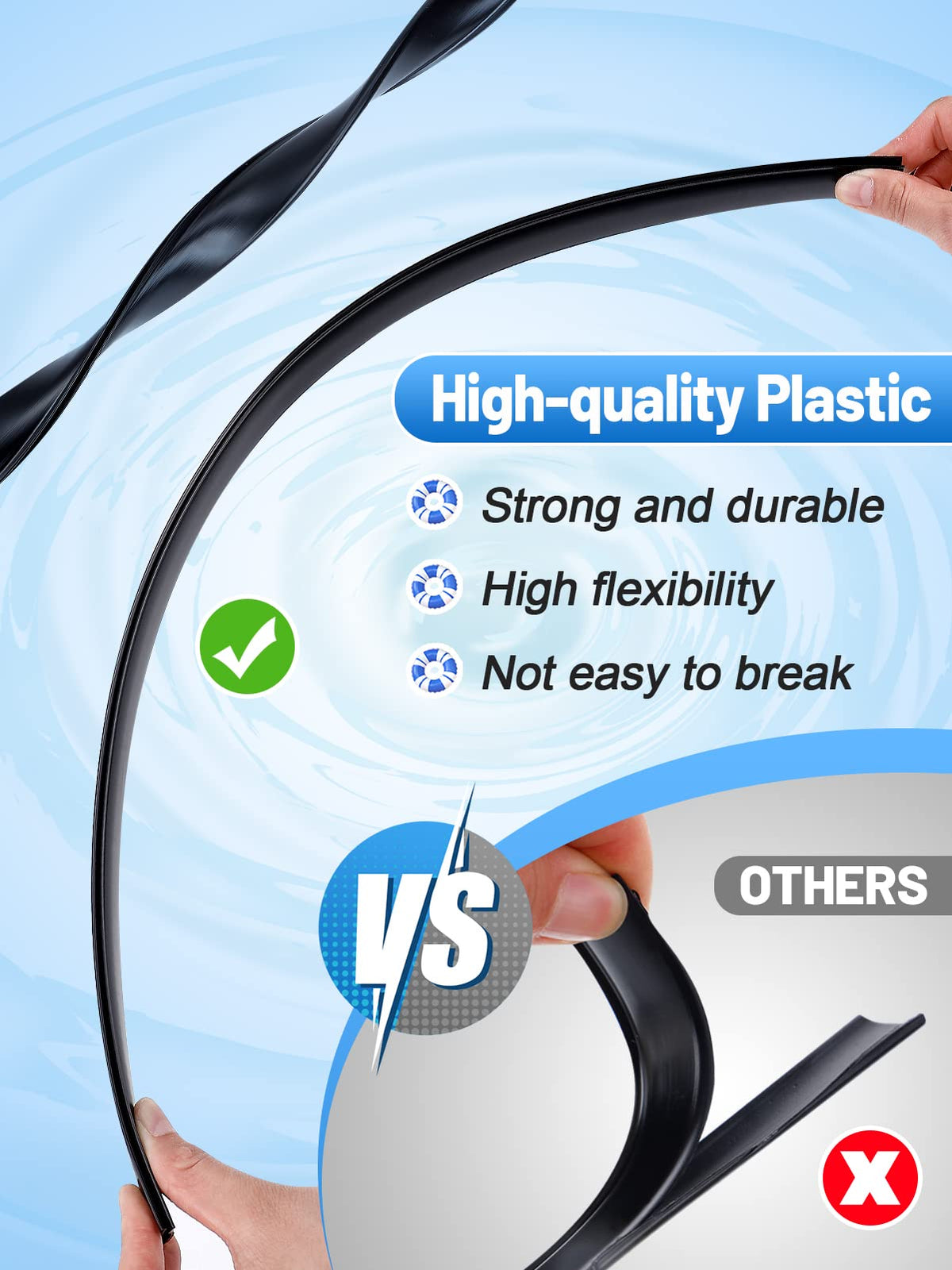 Biggun coping strips 45pcs for large round and oval pools.