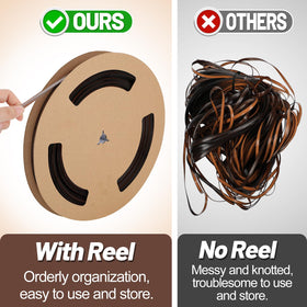 Biggun wicker repair kit reel packaging keeps materials organized.