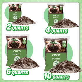 Bigmeta Coco Coir Perlite Mix supports container garden projects