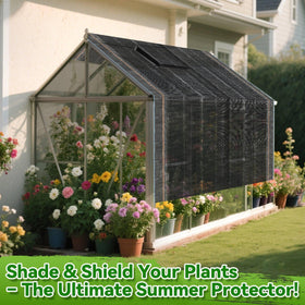 Bigmeta shade cloth cut-to-fit for precise shading in any space.