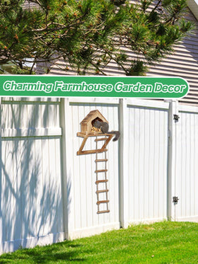Bigmeta feeder mounted on wall for stable squirrel feeding