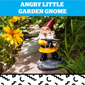 BigMouth Inc gnome defender lawn decor with bold character and weather-ready charm