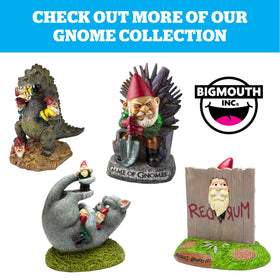 BigMouth Inc indoor-outdoor display gnome fits desks or windowsills for versatile decor