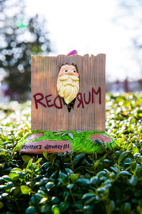 Indoor or outdoor display keeps the garden gnome versatile for any setting