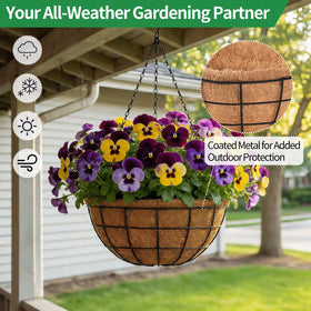 BIGNEWWANG versatile planters for porch, balcony, or garden displays