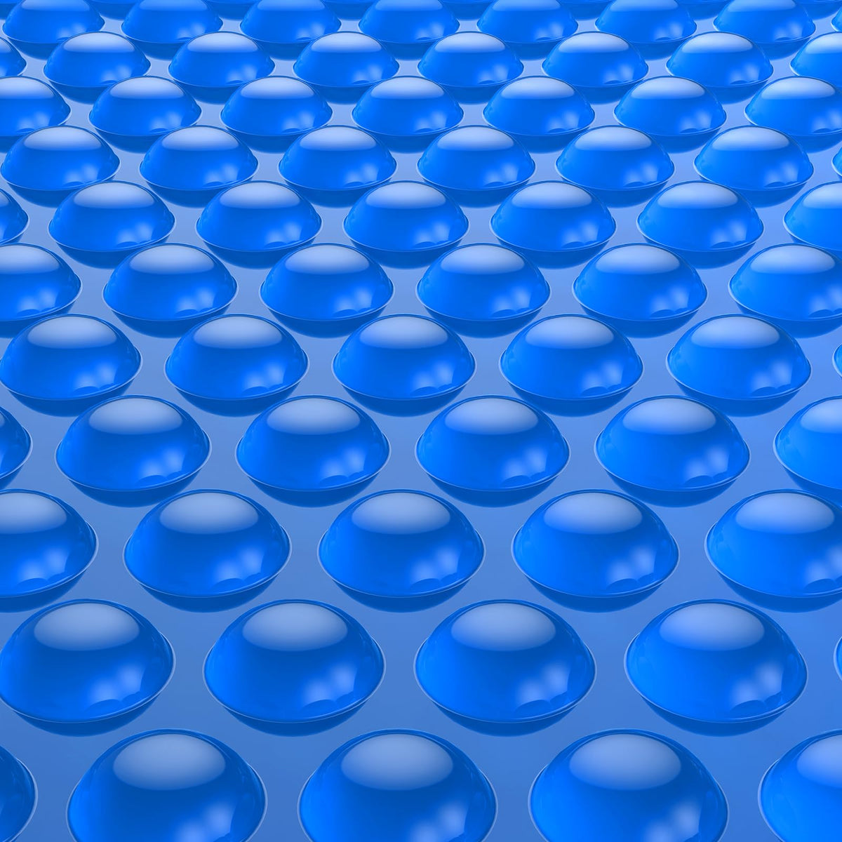 BigXwell solar pool cover in blue warms water with sunlight and reduces heat loss.