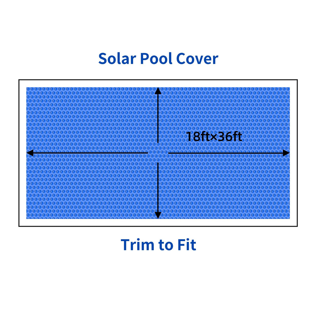 BigXwell blue solar cover promotes heat retention for longer swims.
