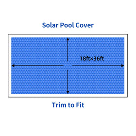 BigXwell blue solar cover promotes heat retention for longer swims.