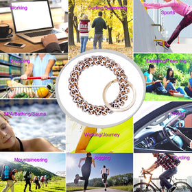 BIHRTC hair-friendly coil wristband doubles as hair tie