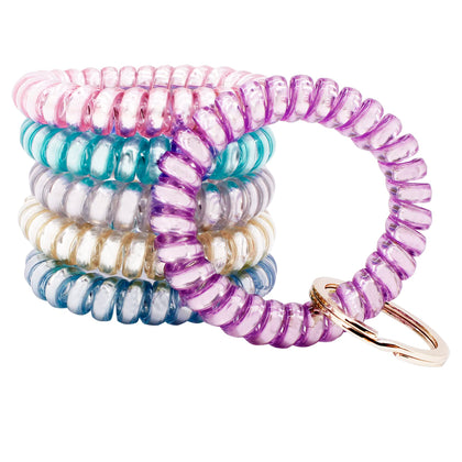 BIHRTC spiral wristband pack, secure keys while traveling.