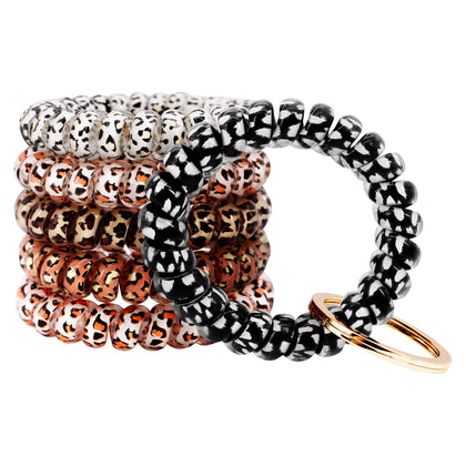 BIHRTC stretchy keychain coils for daily comfort and easy key access