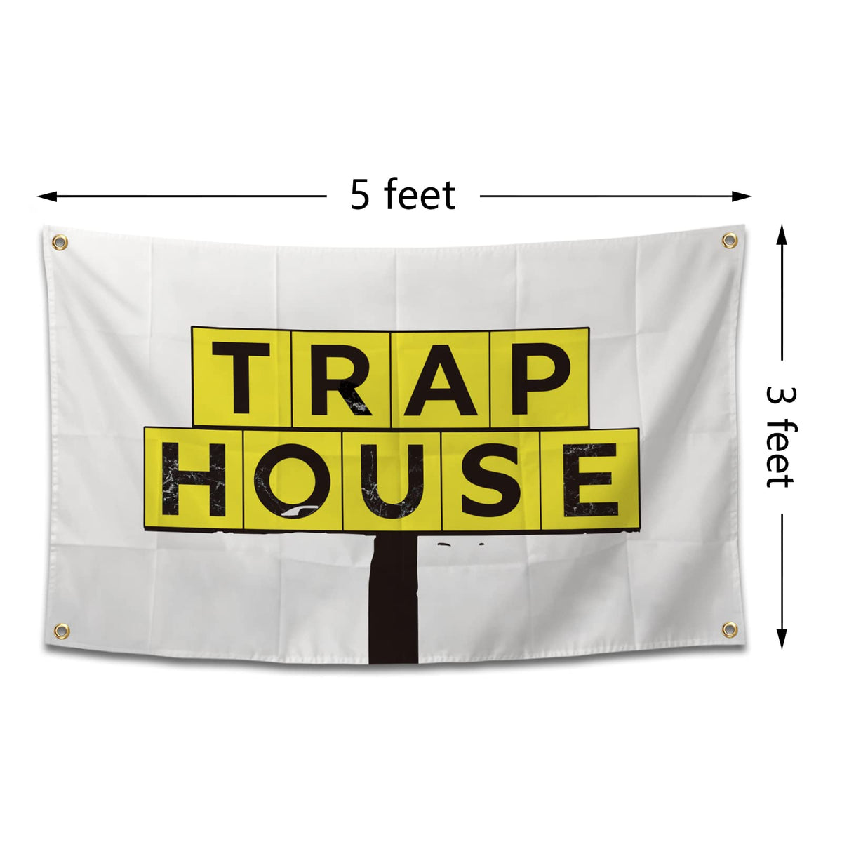 BIiaiue brass grommets flag ideal for secure outdoor hanging
