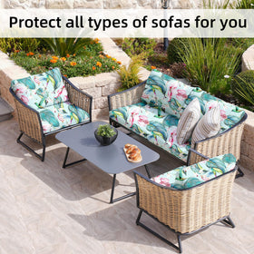 BIETYONE machine-washable cushion cover for easy outdoor cleaning