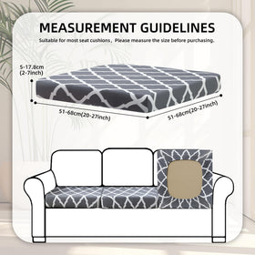 BIETYONE outdoor couch covers in gray replace worn cushions easily.